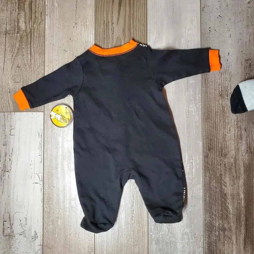 NWT Newborn NB Baby Halloween Onesie Playsuit Pajamas